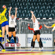 Seleção brasileira feminina de handebol em ação no Troféu Carpatian (Foto: Lavinia Gordan)