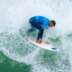 Deivid Silva em ação na etapa de Ericeira do Challenger Series de surfe (Manel Geada/World Surf League)