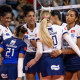 Jogadoras do Minas Tênis Clube em ação na final do Mineiro Feminino de vôlei (Bruno Cunha/Praia Clube)