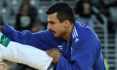 Lucas Lima, judoca brasileiro em ação no Grand Prix de Zagreb (Foto: Emanuele Di Feliciantonio/IJF)