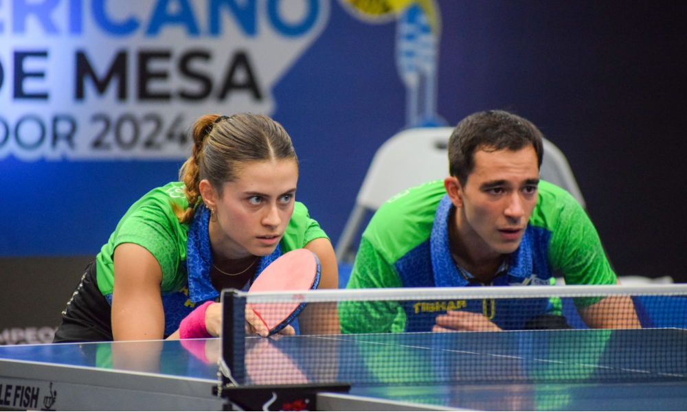 Hugo Calderano e Bruna Takahashi Tênis de Mesa Pan-Americano