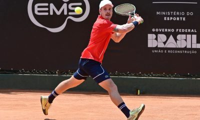 Karue Sell venceu o duelo de brasileiros contra Daniel Dutra Silva na estreia da chave principal do Challenger de Campinas