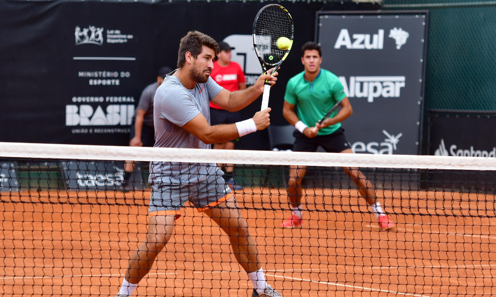 Orlando Luz e Mateus Alves no Challenger de Campinas