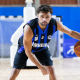 Raulzinho durante treino no Pinheiros em apresentação. Ele jogará o NBB após oito anos na NBA