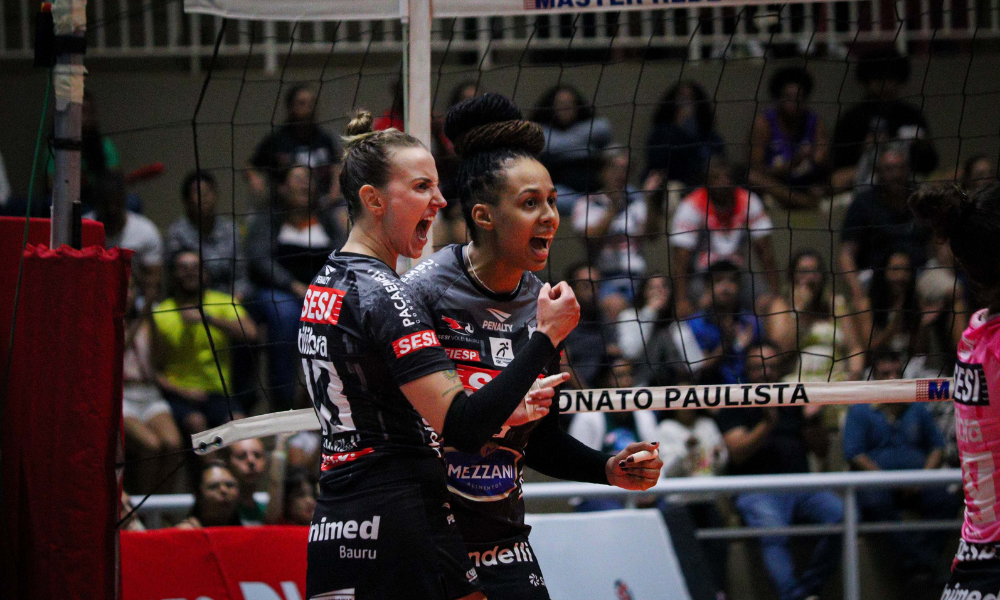 Sesi Bauru vibra com vitória para enfrentar o Osasco na final do Campeonato Paulista de vôlei feminino