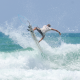 Surfista Yuri Barros na etapa da Taça Brasil de surfe em Alagoas