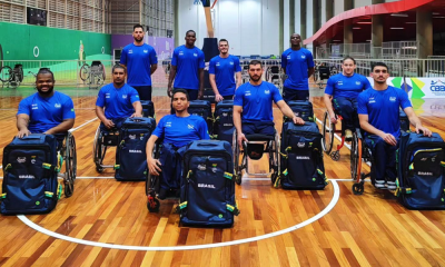 Atletas do Brasil no Campeonato Sul-Americano de basquete em cadeira de rodas