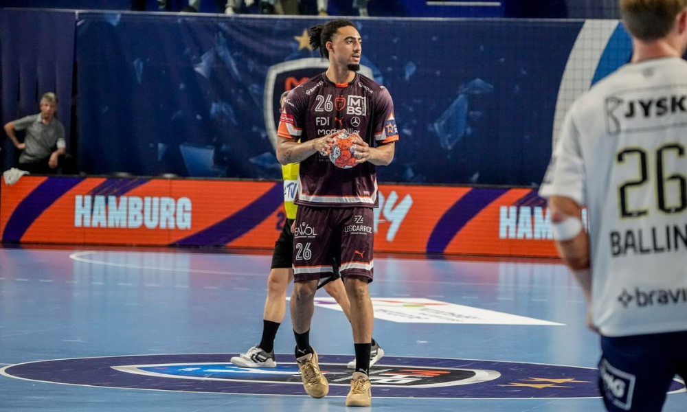 Bryan Monte na Liga Europeia de handebol masculino