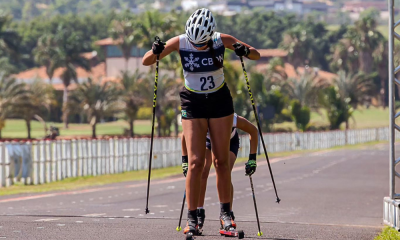 Eduarda Ribera no Circuito Brasileiro de Rollerski