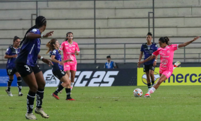 Lance do jogo entre Ferroviária e Independiente Del Valle na Libertadores Feminina