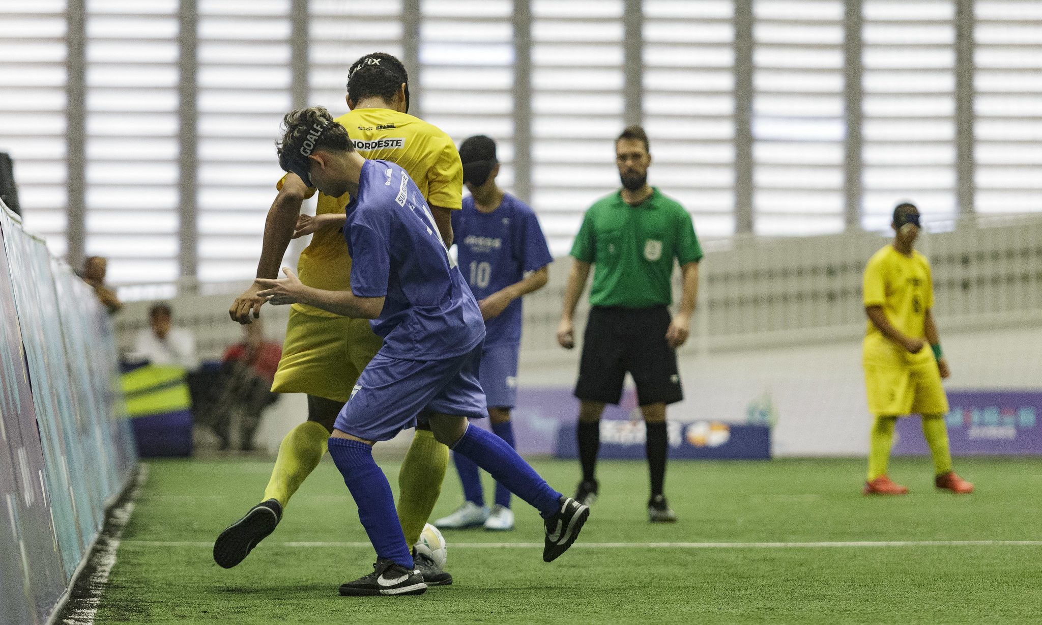 futebol de cegos jogos juvenis CBDV