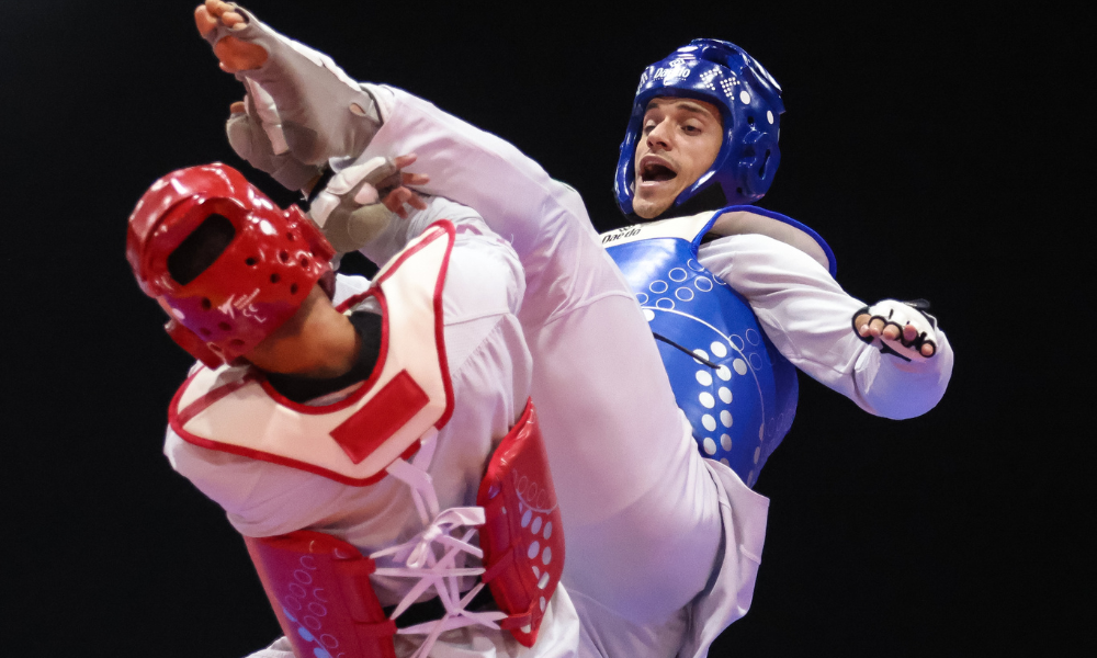 Ícaro Miguel no Drácula Open de Taekwondo