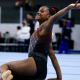 Julia Coutinho, do Flamengo, ganhou o solo no Brasileiro Juvenil de ginástica artística