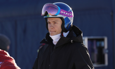 Lucas Pinheiro Braathen na etapa de Sölden da Copa do Mundo de esqui Alpino