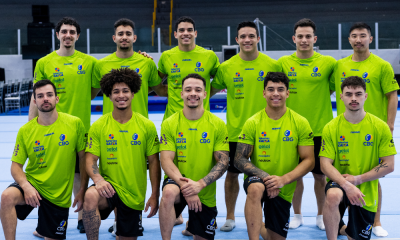 Equipe masculina do Brasil no Sul-Americano de ginástica artística