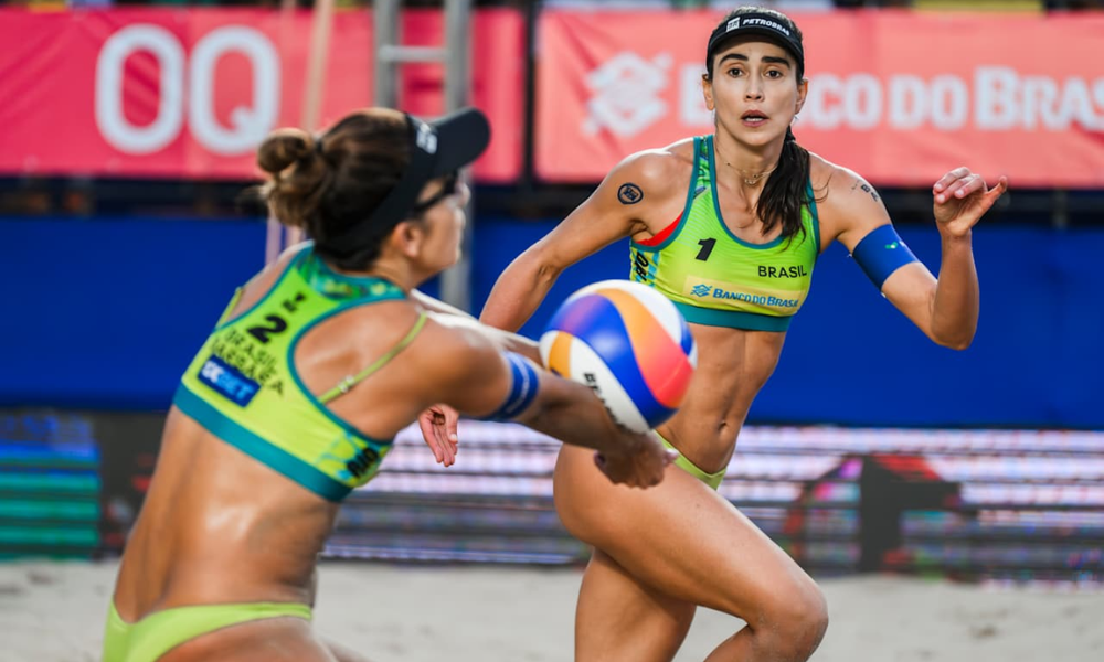 Bárbara Seixas e Carol Solberg no Elite 16 do Rio de Janeiro de vôlei de praia