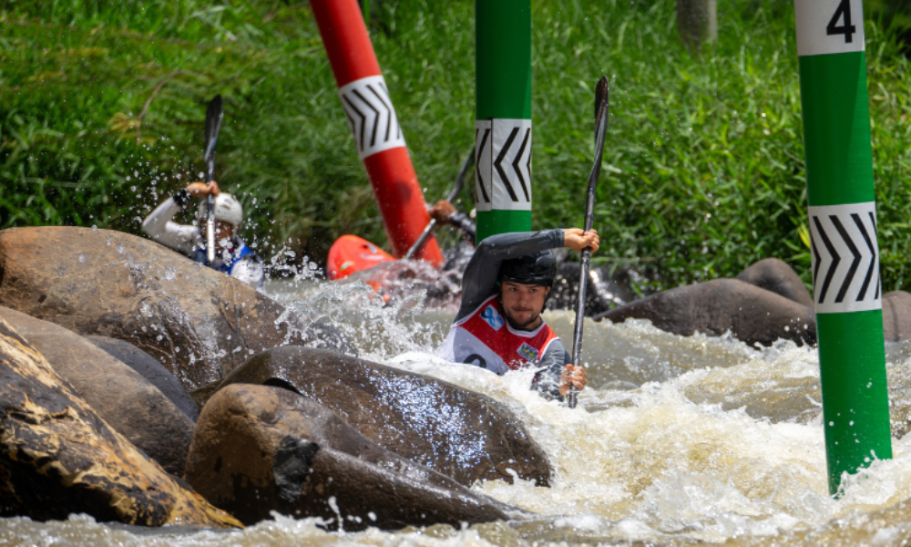 Pepê Gonçalves, que disputou o Brasileiro de canoagem slalom e de caiaque cross