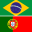 brasil, brazil, bra, portugal, por, flag, bandeira