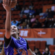 Kamilla Cardoso atuando em partida do Campeonato Chinês de basquete (Reprodução/Instagram/@kamilla_cardoso)