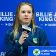 Laura Pigossi em coletiva pós-partida da Billie Jean King Cup (Caio Poltronieri/OTD)