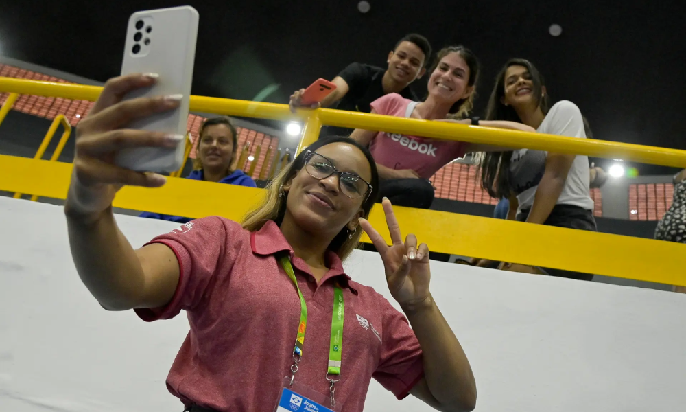 Rebeca Andrade, presença ilustre na segunda semana dos Jogos da Juventude (Washington Alves/COB)