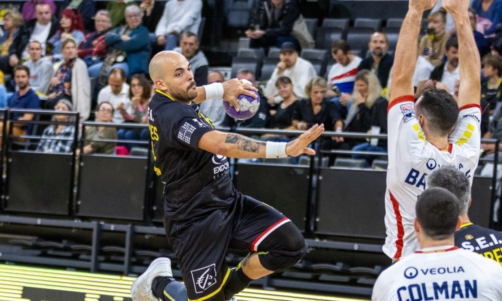 Gustavo Rodrigues, destaque brasileiro no Campeonato Francês de handebol (Reprodução/Instagram/@gustavorodrigues.95)