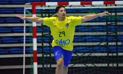 Brasil em ação no Sul-Centro Americano Júnior de handebol (Foto: Handball SCA)