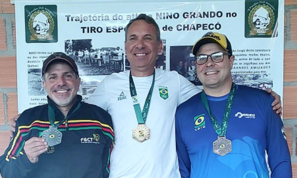 Jaison Santin, destaque do Regional Sul de fossa olímpica e skeet (Divulgação/CBTE)