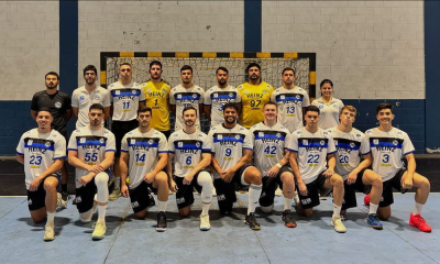 Equipe do Pinheiros, semifinalista do Super Paulistão de handebol (Reprodução/Instagram/@diogohubner)