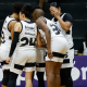 Equipe do Corinthians em partida do Paulista Feminino de basquete (Beto Miller/Corinthians)