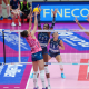 Gabi e Egonu no Campeonato Italiano de vôlei