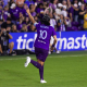 Marta comemora gol do Orlando Pride nos playoffs da NWSL