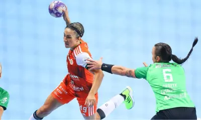 Patricia Matielli na European League de handebol