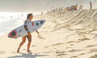 Tainá Hinckel no Dream Tour de surfe em são conrado