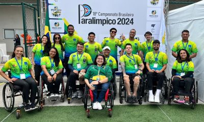 Cetefe Campeonato Brasileiro de tiro com arco paralímpico duplas campeões