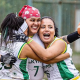 jogadoras do Valkyrias comemoram touchdown na Copa do brasil de flag football feminino