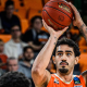 Marcio Santos em jogo do Ratiopharm Ulm na Eurocup de basquete