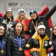 Nicole Silveira no Pódio da Copa do Mundo de Skeleton em Pyeongchang