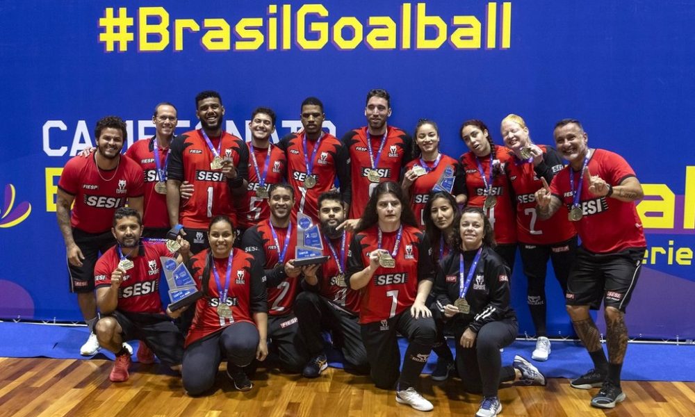 Sesi Sesi-SP Campeonato Brasileiro de goalball campeão campeã masculino feminino