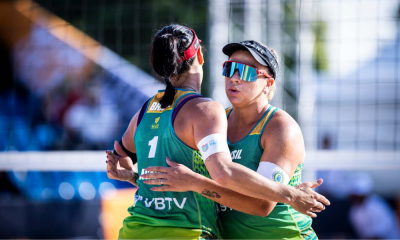 Agatha e Rebecca no Finals do Circuito Mundial de vôlei de praia