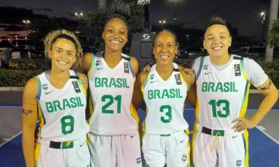 Brasil venceu Colômbia e Chile no primeiro dia da AmeriCup feminina de basquete 3x3