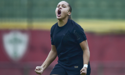 Jogadora do Corinthians durante a Copinha