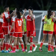 Jogadoras do Internacional, que venceu o Botafogo pela Copinha