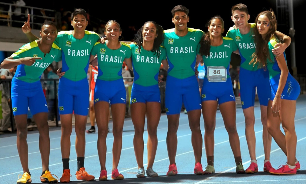 Atletas de atletismo sub-18 do Brasil que disputaram o Sul-Americano em San Luis