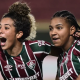 Jogadoras do Fluminense durante a Copinha, que venceram contra o Internacional