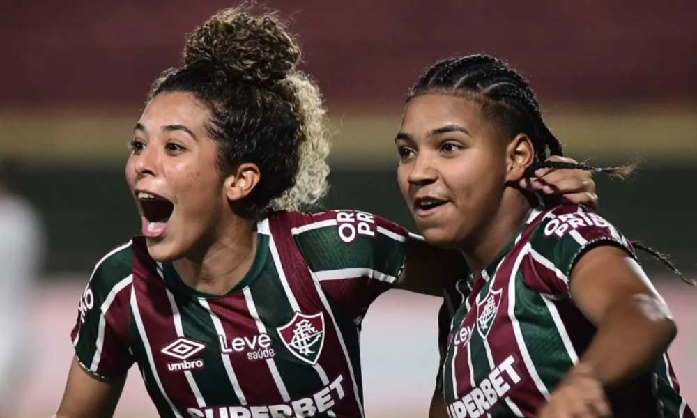 Jogadoras do Fluminense durante a Copinha, que venceram contra o Internacional