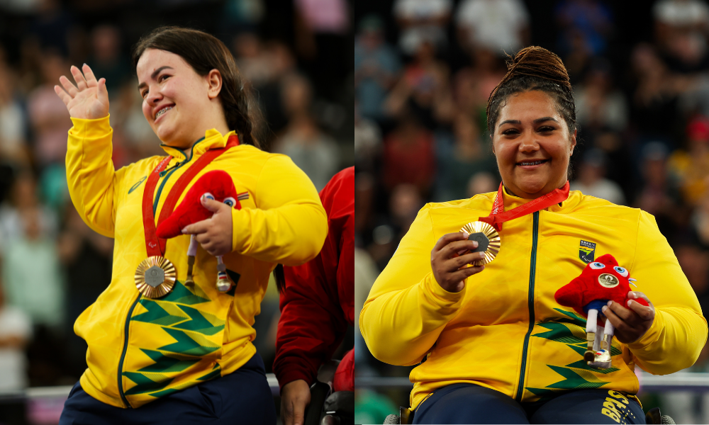 Mariana D'Andrea e Tayana Medeiros, campeãs paralímpicas nos Jogos de Paris (Fotos: Ana Patrícia/CPB)