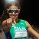 Hakelly de Souza vence os 100m no Sul-Americano Sub-18 (Foto: Sebastian Lasquera/Atletismo Sul-Americano)