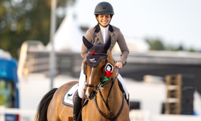 Mariana Frauches em ação no Grand Prix de Al Forsan, em Abu Dhabi (Foto: Martin Dokoupil)