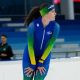 Julia De Vos fica perto de sua melhor marca pessoal na Copa do Mundo da Polônia de patinação em velocidade